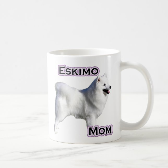 American Eskimo Dog Mum 4 Coffee Mug (Right)