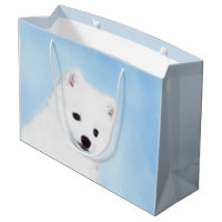 American Eskimo Dog Painting - Original Dog Art