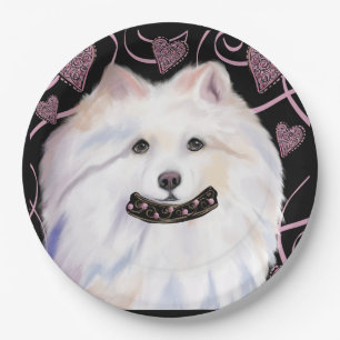 American Eskimo Dog  Paper Plate