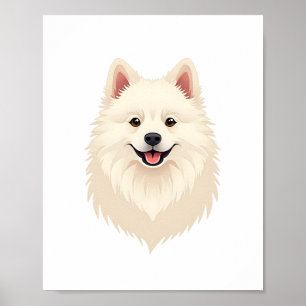 American Eskimo Dog Poster