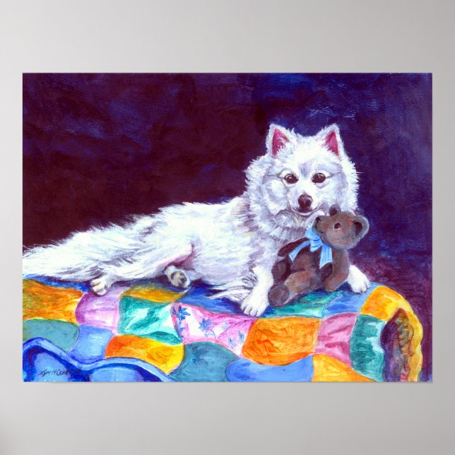 American Eskimo Dog Print (Front)
