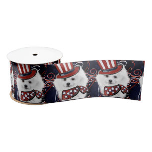 American Eskimo Dog Satin Ribbon