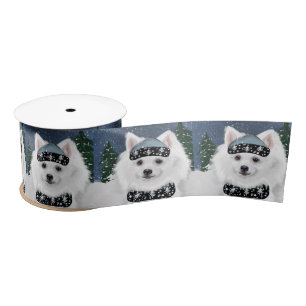 American Eskimo Dog Satin Ribbon