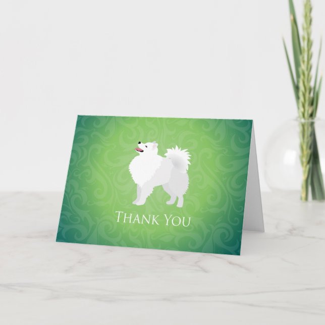 American Eskimo Dog - Thank You Card (Front)