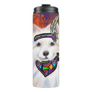 American Eskimo Dog Thermal Tumbler