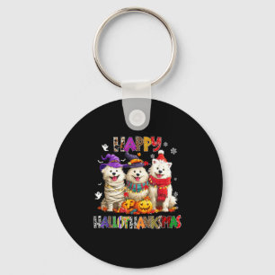 American Eskimo Dogs Christmas Xmas Men Women Kids Key Ring