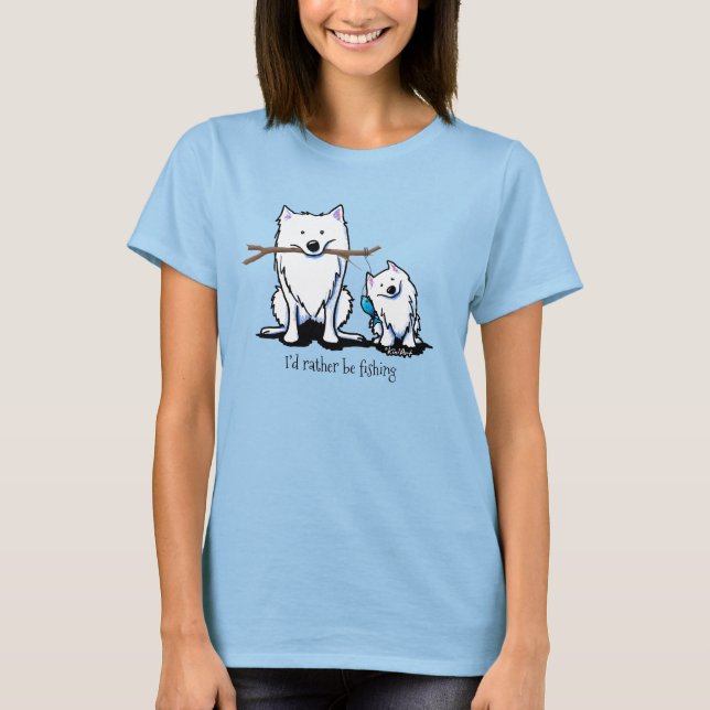 American Eskimo Dogs T-Shirt (Front)