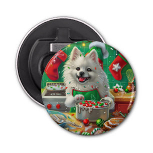 American Eskimo Holiday Baking: Festive Christmas Bottle Opener