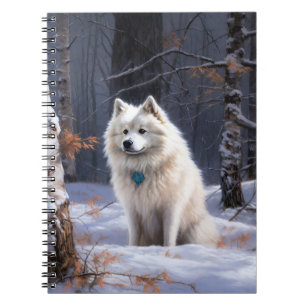 American Eskimo Let It Snow Christmas  Notebook