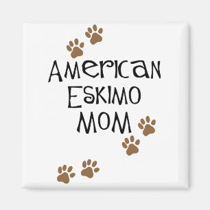 American Eskimo Mum Magnet