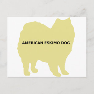 American Eskimo name buscuit silo Postcard