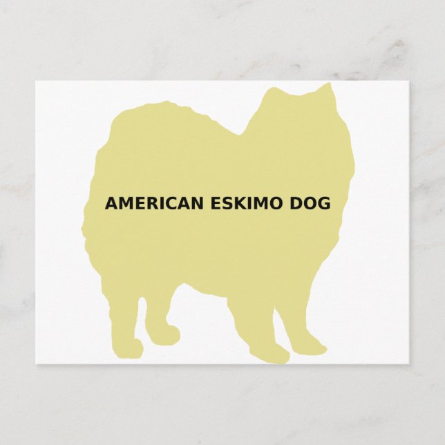 American Eskimo name buscuit silo Postcard (Front)