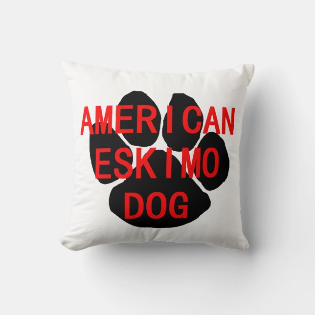 american eskimo name paw cushion (Front)