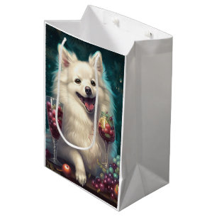 American Eskimo New Year Medium Gift Bag