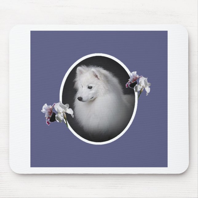American Eskimo Pretty Face Mouse Mat (Front)