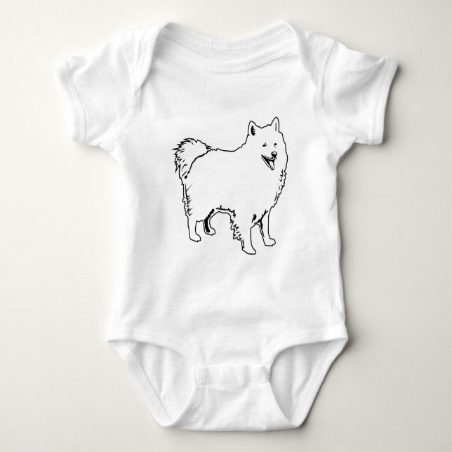 American Eskimo Pride Baby Bodysuit (Front)