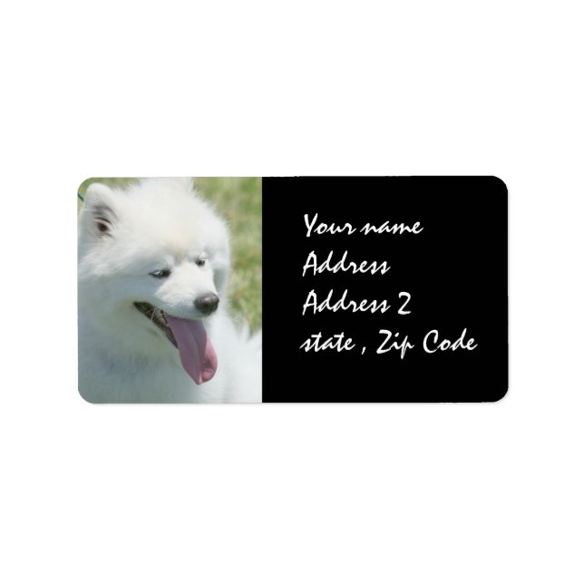 American Eskimo shipping label (Front)