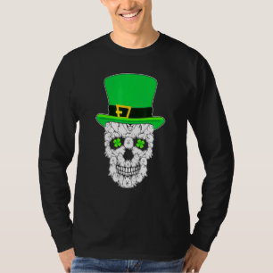 American Eskimo Skull Dog St Patricks Day T-Shirt