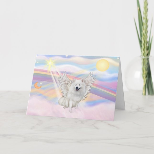 American Eskimo Spitz Card (Front)