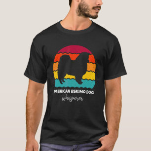 American Eskimo Whisperer Retro Vintage T-Shirt