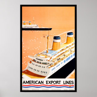American Export Lines Poster