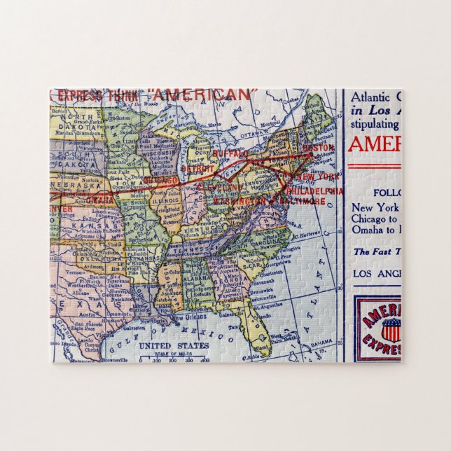AMERICAN EXPRESS SHIPPING JIGSAW PUZZLE (Horizontal)