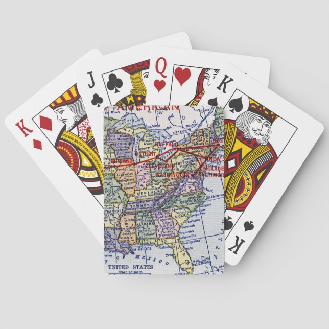 AMERICAN EXPRESS SHIPPING PLAYING CARDS (Back)