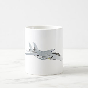 American F-14 Jet Fighter Coffee Mug