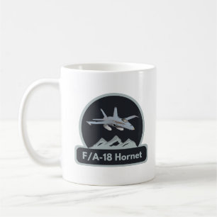 American F/A-18 Jet Fighter Coffee Mug