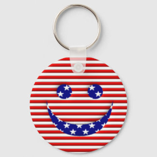 American Face Key Ring