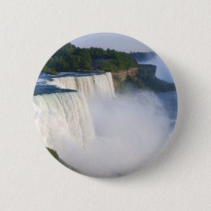 American Falls at Niagara Falls State Park 6 Cm Round Badge