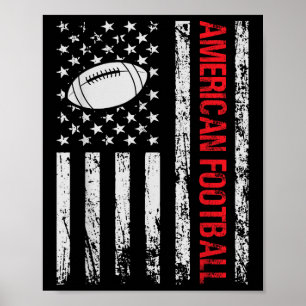 American Fantasy Football Player & Coach Usa F Poster