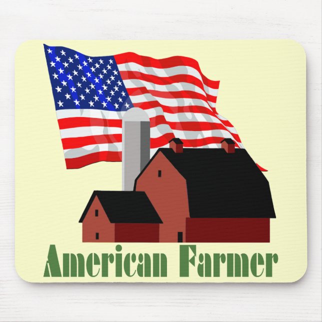 American Farmer Mouse Mat (Front)