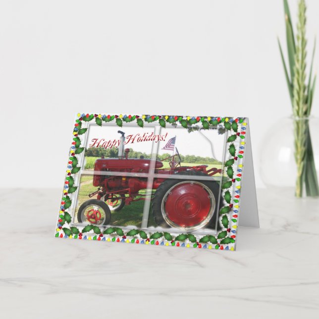 American Farmer's Christmas Holiday Card (Front)