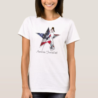 American FencerGrrl - Star T-Shirt