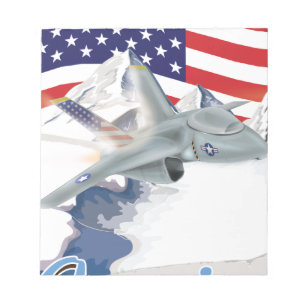 American fighter Jet Notepad