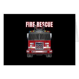 American Fire Rescue Firefighter Department Truck