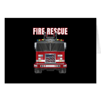 American Fire Rescue Firefighter Department Truck