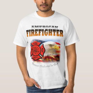 American Firefighter Dedicated to Duty T-Shirt