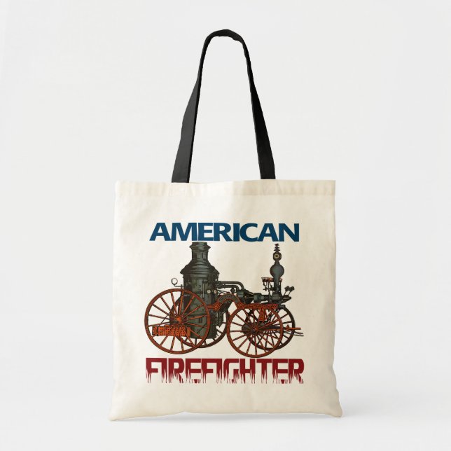 American Firefighter Tote Bag (Front)