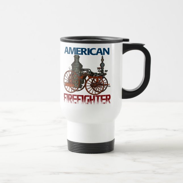 American Firefighter Travel Mug (Right)