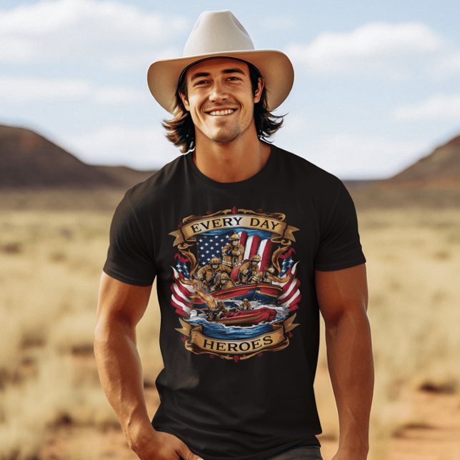 American Firefighters Everyday Heroes T-Shirt (Creator Uploaded)