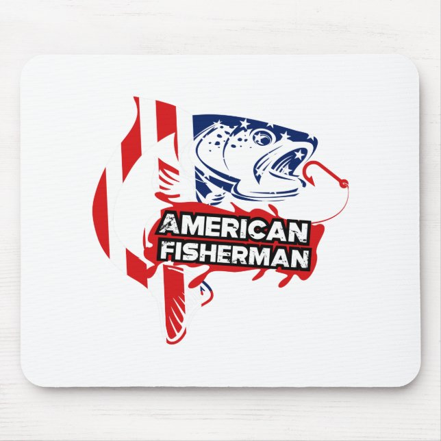 American fisherman mouse mat (Front)
