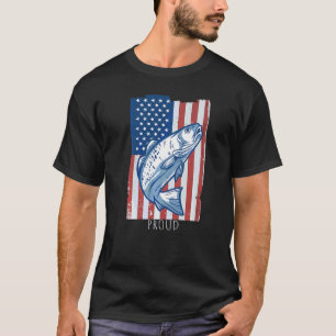 American Fishing Independence Day T-Shirt