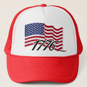 American Flag - 1776 Trucker Hat