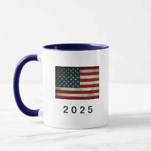 American Flag 2025 Coffee Mug