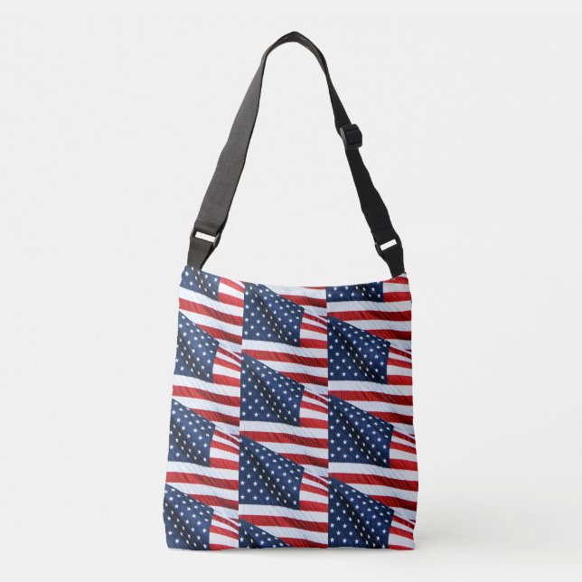 American Flag 2412 Crossbody Bag (Front)