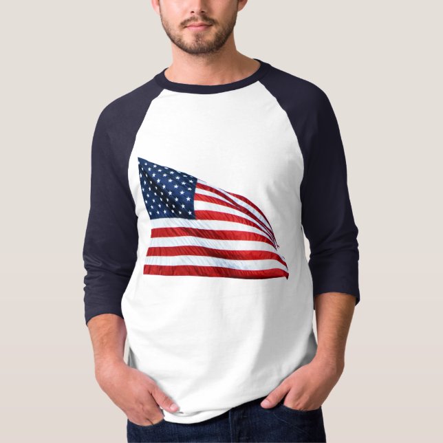 American Flag 2412 T-Shirt (Front)