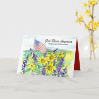 American Flag 250th Anniversary USA God Bless 