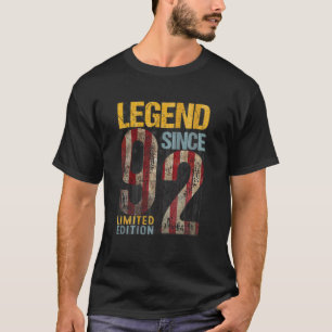 American Flag 30 Years Old Vintage 1992 30Th Happy T-Shirt